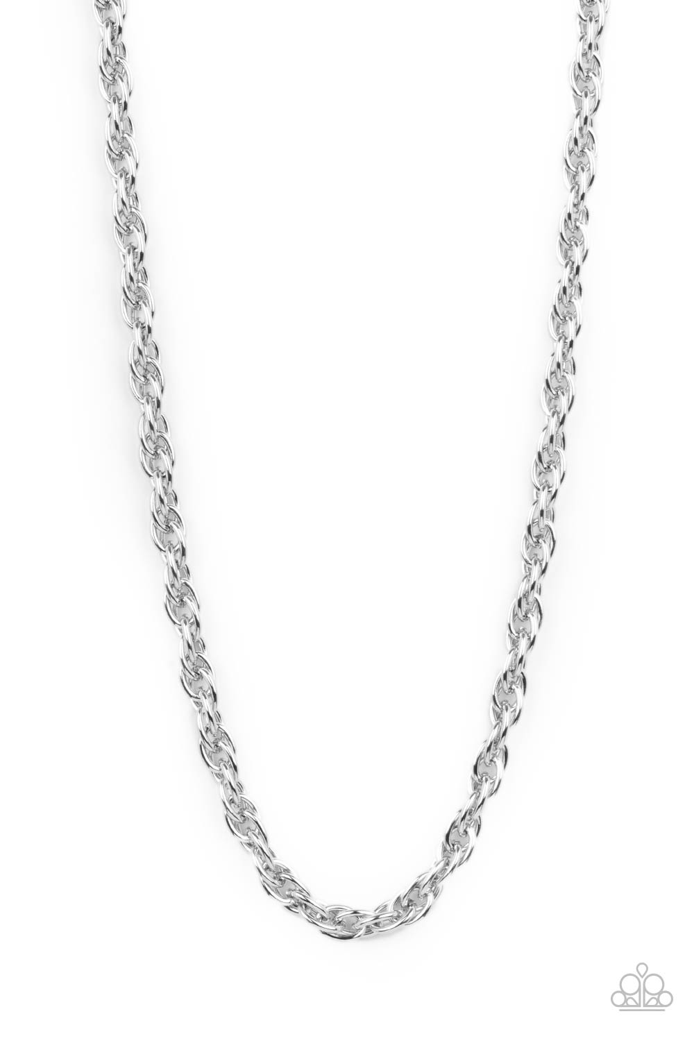 Extra Entrepreneur Silver Urban Necklace Paparazzi-123