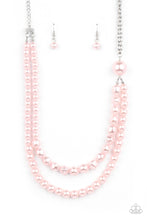 Load image into Gallery viewer, Remarkable Radiance Pink Pearl Necklace Paparazzi-254
