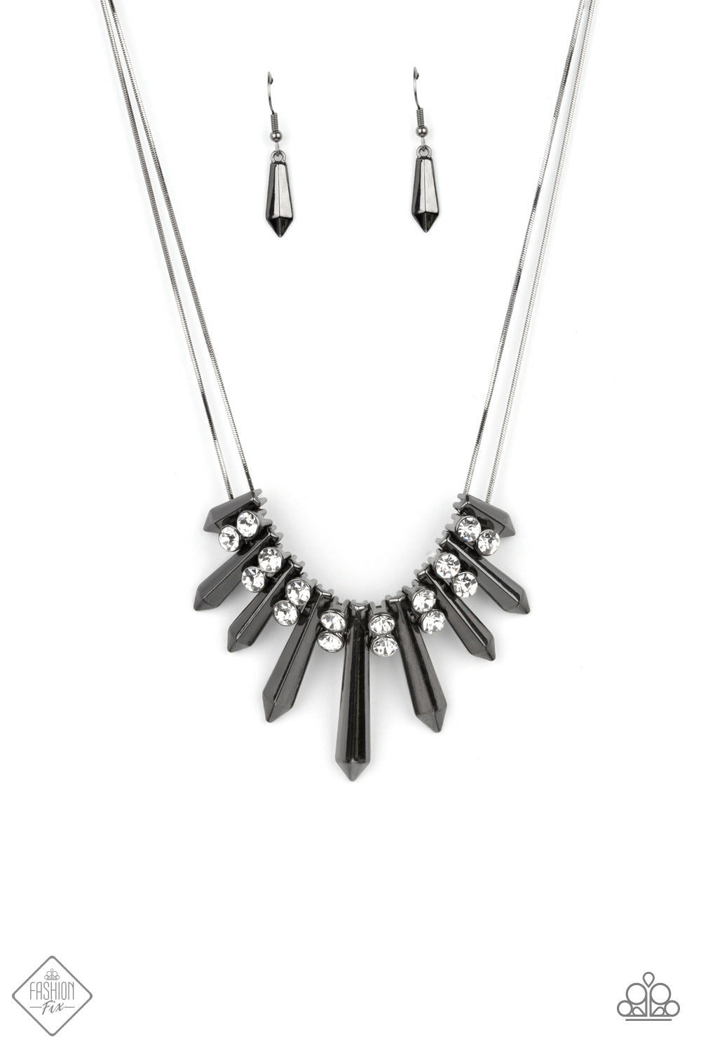 Dangerous Dazzle Black Necklace Paparazzi