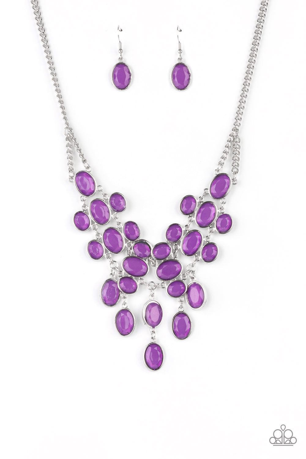 Serene Gleam Purple Necklace Paparazzi-167