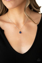 Load image into Gallery viewer, Undeniably Demure Blue Necklace Parparazzi -214
