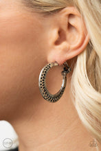 Load image into Gallery viewer, Moon Child Charisma Silver Clip on Earrings Paparazzi-385
