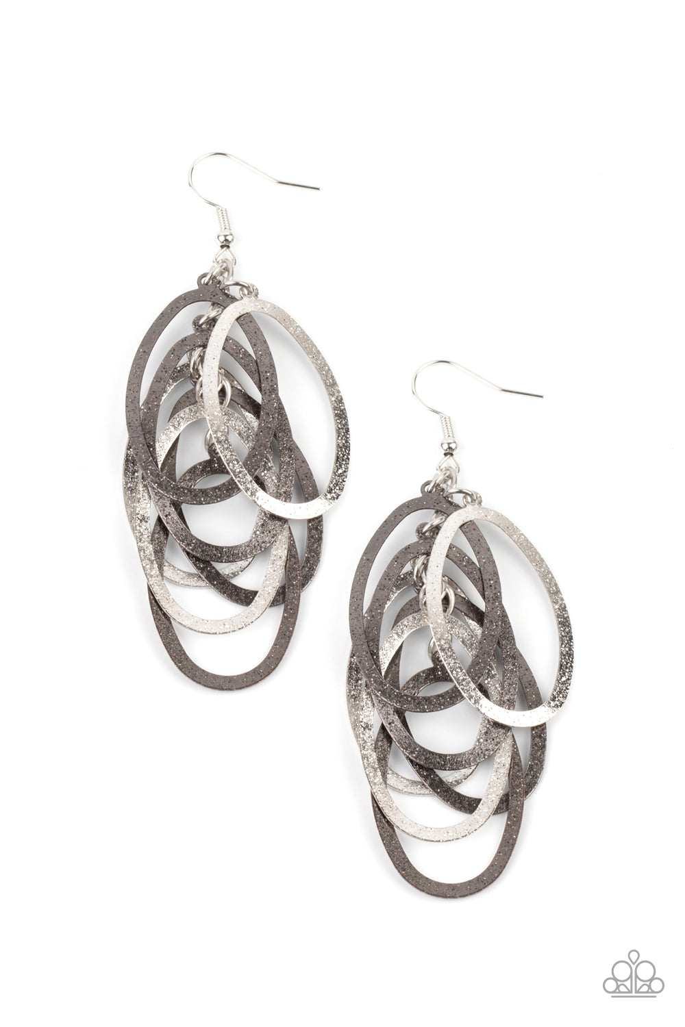 Mind OVAL Matter Multi Earrings Paparazzi-387