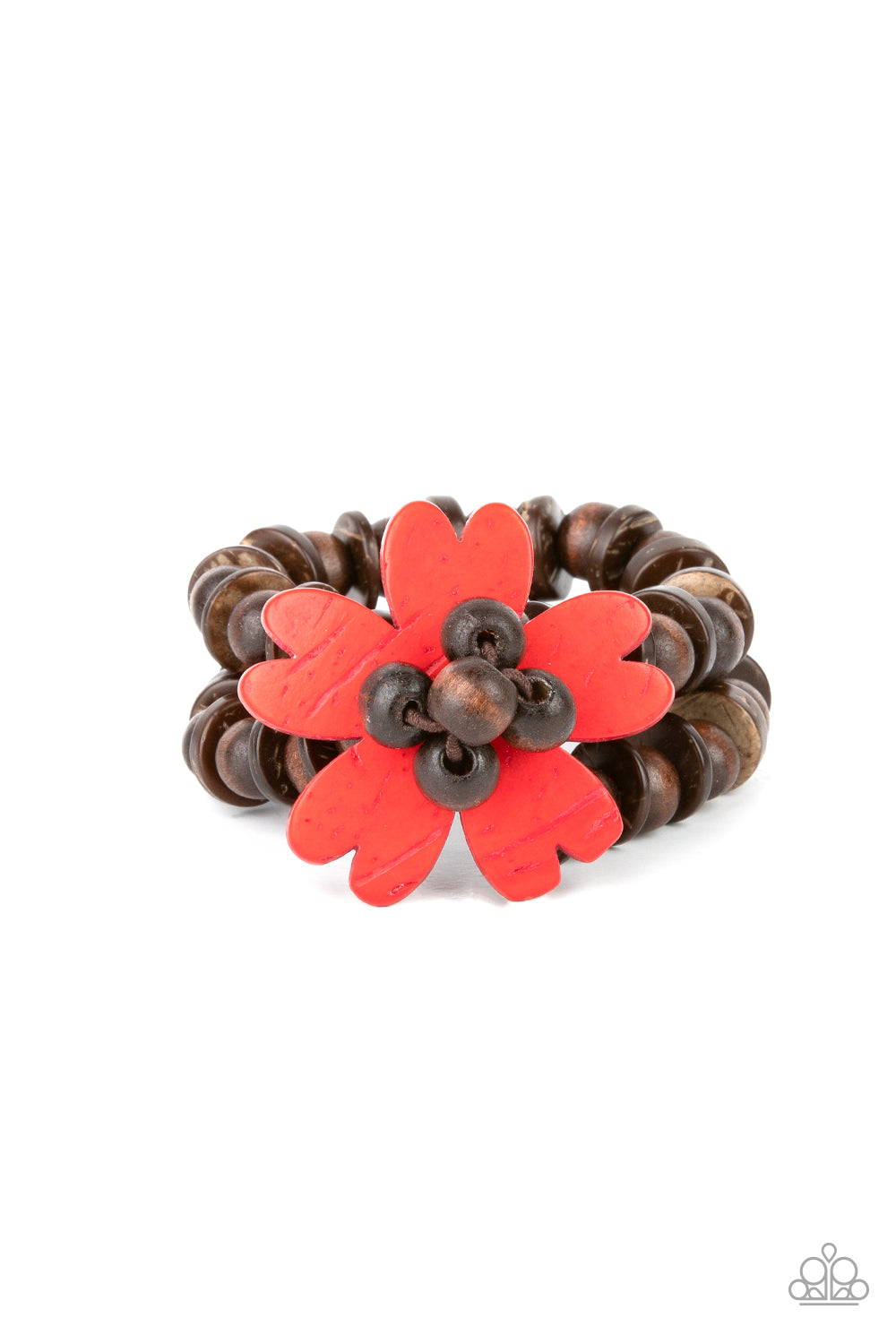 Tropical Flavor Red Bracelet Paparazzi-93