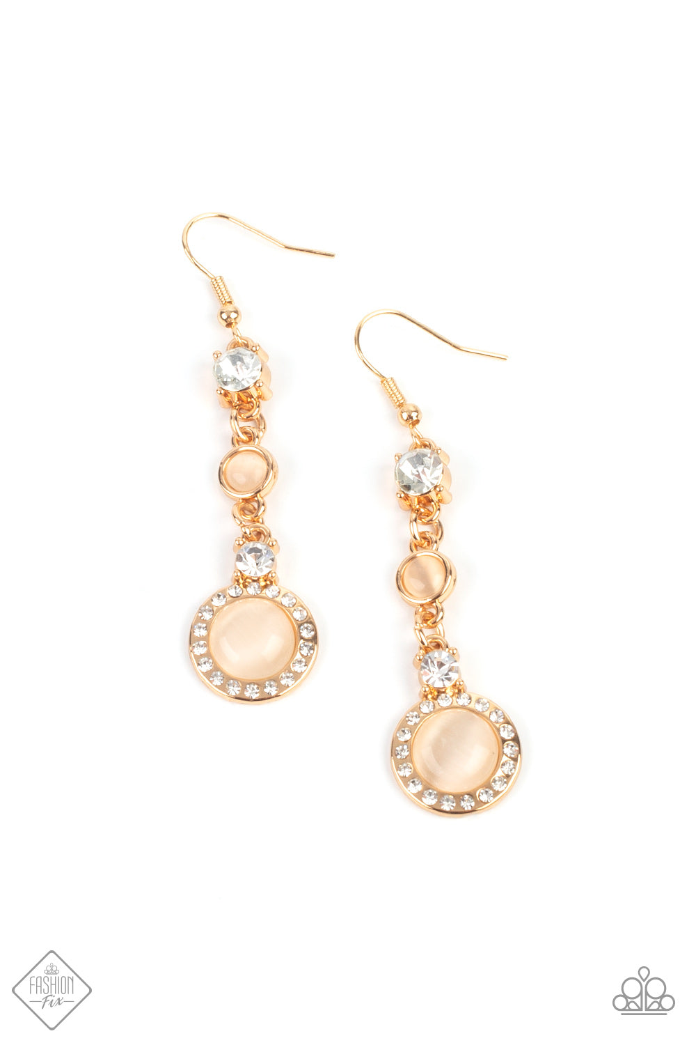 Epic Elegance Gold Earrings Paparazzi-110