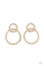 Load image into Gallery viewer, Intensely Icy Gold Earrings Paparazzi-562
