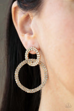 Load image into Gallery viewer, Intensely Icy Gold Earrings Paparazzi-562
