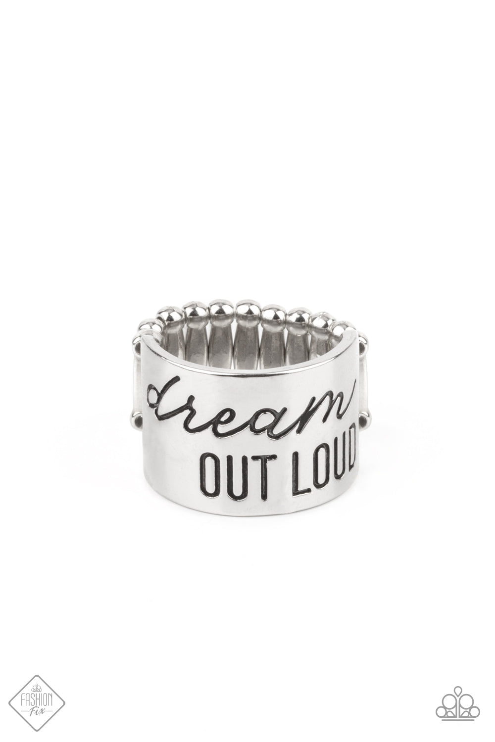 Dream Louder Silver Ring Paparazzi-173