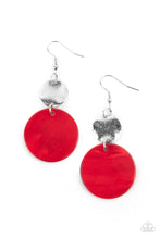 Load image into Gallery viewer, Opulently Oasis Red Earrings Paparazzi-163
