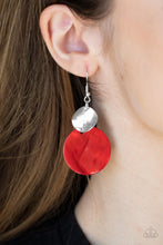 Load image into Gallery viewer, Opulently Oasis Red Earrings Paparazzi-163
