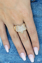 Load image into Gallery viewer, Here Come The Fireworks Gold Star Ring Paparazzi-388
