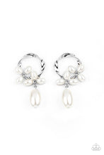 Load image into Gallery viewer, Elegant Expo White Pearl Earrings-Paparazzi-327
