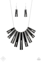 Load image into Gallery viewer, FAN-tastically Deco Black Necklace Paparazzi-281
