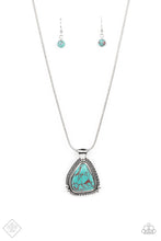 Load image into Gallery viewer, Artisan Adventure Blue Necklace Paparazzi -257
