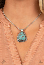 Load image into Gallery viewer, Artisan Adventure Blue Necklace Paparazzi -257
