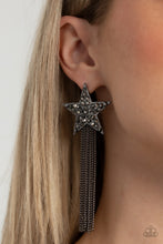 Load image into Gallery viewer, Superstar Solo Black Start Post Earrings Paparazzi-690
