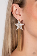 Load image into Gallery viewer, Superstar Solo Gold Star Earrings Paparazzi-657
