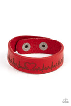 Load image into Gallery viewer, Haute Heartbeat Red Bracelet Paparazzi-447
