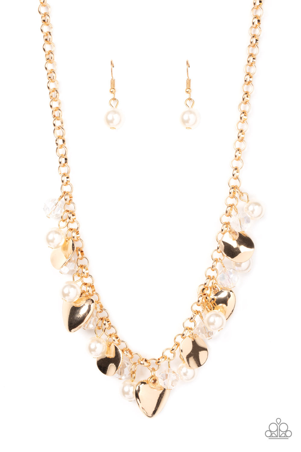 True Loves Trove Gold Necklace Paparazzi-500