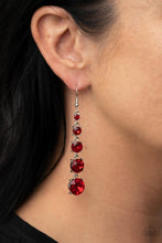 Load image into Gallery viewer, Red Carpet Charmer Red Earrings Paparazzi- 623
