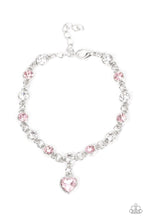 Load image into Gallery viewer, True Love Trinket Necklace and Truly Love Bracelet set Pink Paparazzi-445
