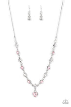 Load image into Gallery viewer, True Love Trinket Necklace and Truly Love Bracelet set Pink Paparazzi-445
