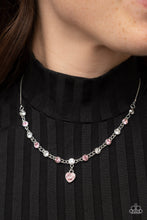 Load image into Gallery viewer, True Love Trinket Necklace and Truly Love Bracelet set Pink Paparazzi-445
