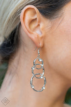 Load image into Gallery viewer, Revolving Radiance White Earrings Paparazzi-514
