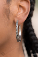 Load image into Gallery viewer, Tick, Tick, Boom! Silver Earrings Paparazzi-508
