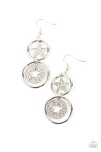 Load image into Gallery viewer, Liberty and SPARKLE for All White Earrings Paparazzi-521
