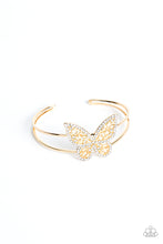 Load image into Gallery viewer, Butterfly Bella Gold Bracelet Paparazzi-558
