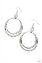 Load image into Gallery viewer, Spin Your HEELS Silver Earrings Paparazzi-795
