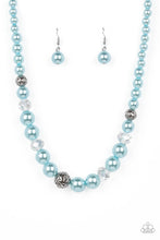 Load image into Gallery viewer, The NOBLE Prize Blue Pearl Necklace Paparazzi-568
