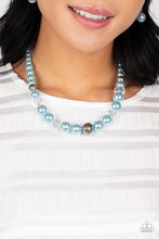 Load image into Gallery viewer, The NOBLE Prize Blue Pearl Necklace Paparazzi-568
