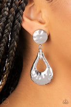 Load image into Gallery viewer, Metallic Magic ClipOn Silver Earrings Paparazzi-583
