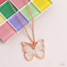 Load image into Gallery viewer, Gives Me Butterflies Copper Necklace Paparazzi-631
