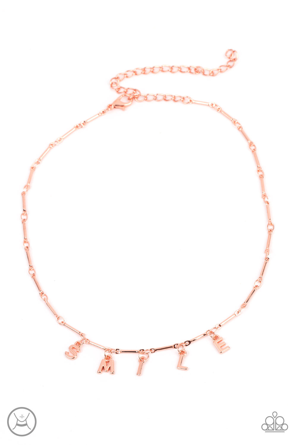 Say My Name Copper Necklace Paparazzi-625