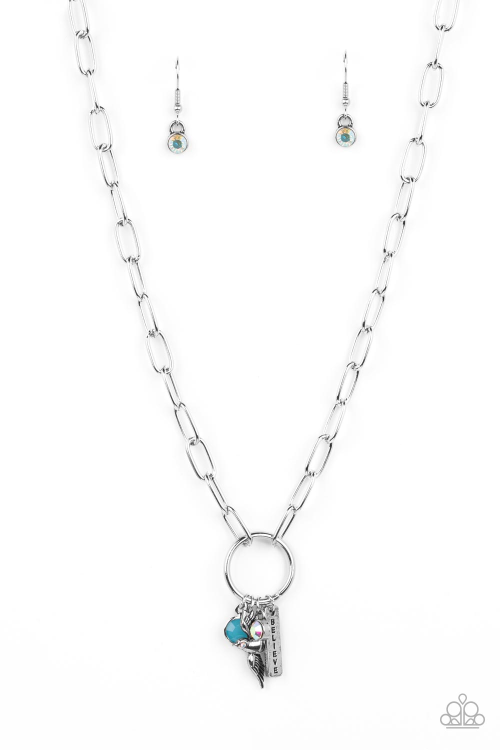 Inspired Songbird Blue Necklace Paparazzi-628