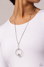 Load image into Gallery viewer, Hooped Theory White Necklace Paparazzi-828
