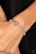 Load image into Gallery viewer, Catching Feelings White Heart Bracelet Paparazzi-650
