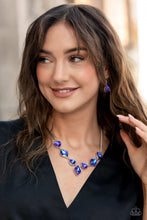 Load image into Gallery viewer, Glittering Geometrics Purple Necklace Paparazzi-644
