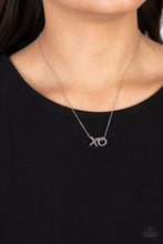 Load image into Gallery viewer, Hugs and Kisses Silver Necklace Paparazzi-685
