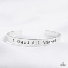 Load image into Gallery viewer, I Stand All Amazed Silver Bracelet Paparazzi-643
