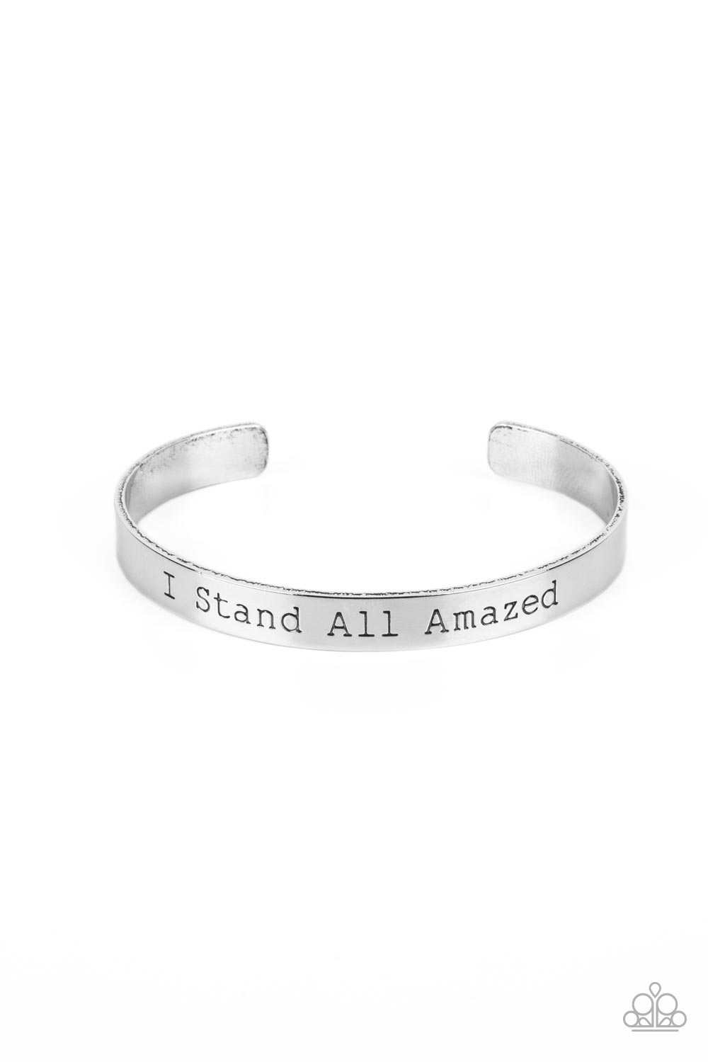 I Stand All Amazed Silver Bracelet Paparazzi-643