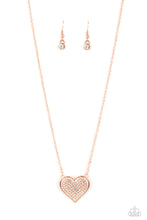 Load image into Gallery viewer, Spellbinding Sweetheart Copper Necklace Paparazzi-653
