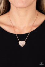 Load image into Gallery viewer, Spellbinding Sweetheart Copper Necklace Paparazzi-653
