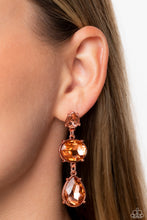 Load image into Gallery viewer, Royal Appeal Copper Earrings Paparazzi-695
