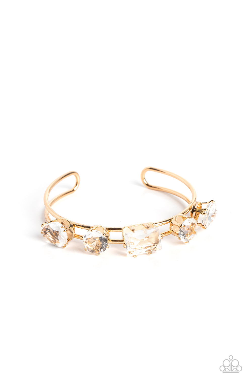 Uniquely Untapped Gold Bracelet Paparazzi-676