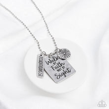 Load image into Gallery viewer, Sunshine Sight Silver Necklace Paparazzi-629
