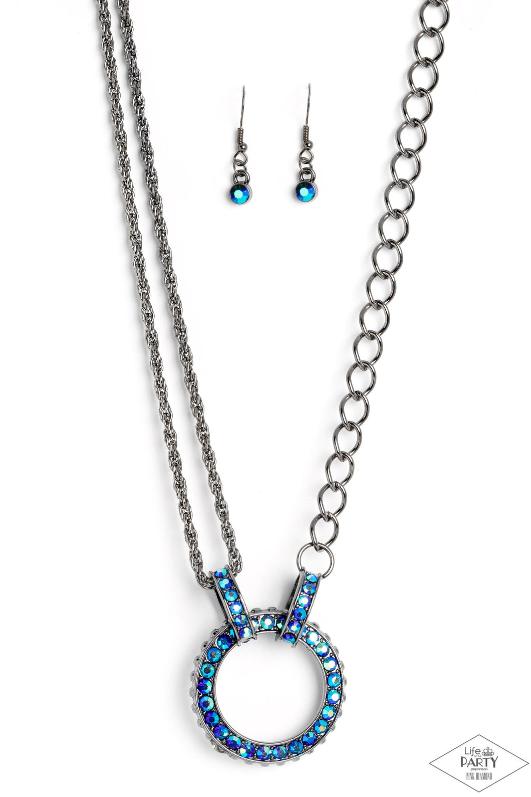 Razzle Dazzle Blue Necklace Paparazzi-750